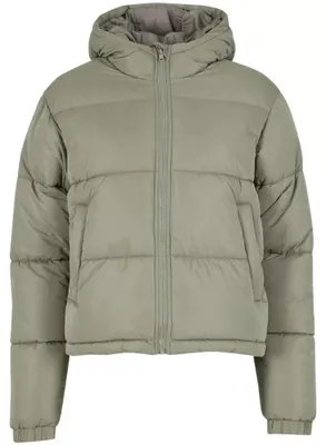 Zdjęcie produktu dla Urban Classics Winterjacke Damen Ladies Peached Puffer Jacket With Hood oliv L