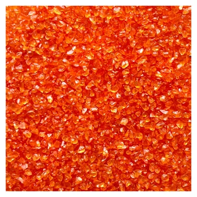 Produktbild von Glassteinchen, Glasgranulat, Glassand 300g, Farbe: Orange