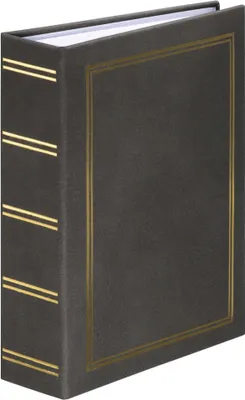 Zdjęcie produktu dla Hama London, Szary, 100 ark., 9 x 13, Okładka jednorodna, Poliuretan, 160 mm