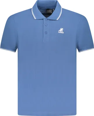 Produktbild von Stilvolles Kurzarm-Poloshirt für Herren in Blau mit Logo-Stickerei