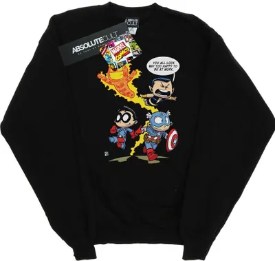 Immagine prodotto di Marvel Comics - Felpa "Avengers Invaders" da uomo BI35176 (L) (Nero)