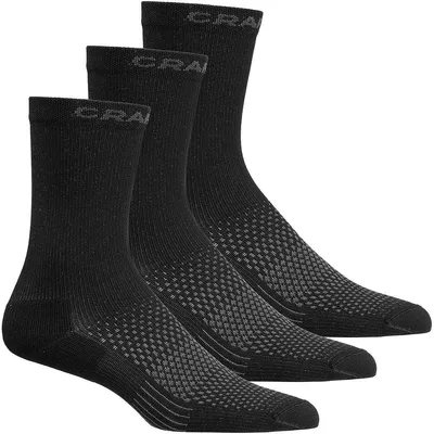 Obrázek produktu pro Sportovní ponožky Craft Active High, balení po 3 párech – černé | Velikost: 34/36
