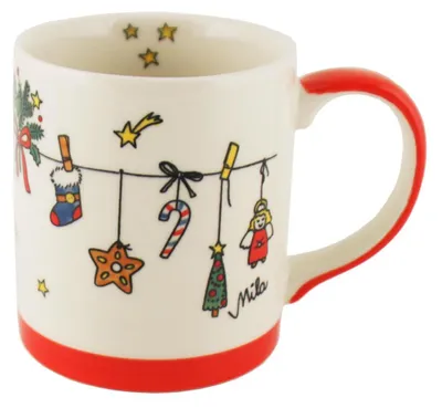 Produktbild von 440s-Exklusiv Mila Keramik-Becher Es Weihnachtet sehr