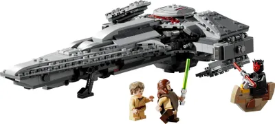 Produktbild von LEGO Star Wars Darth Mauls Sith Infiltrator, Spielzeug mit Minifiguren inklusive Anakin Skywalker, Geschenke für Jungen und Mädchen ab 9 Jahren 75383
