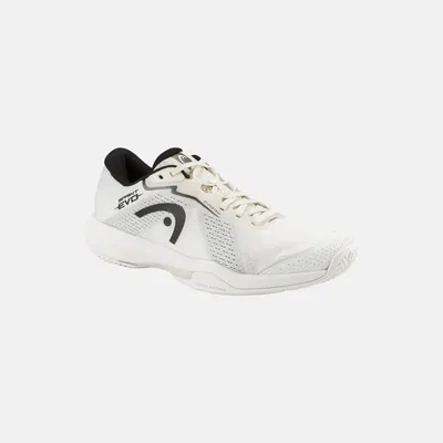 Image de Chaussures de tennis HEAD Sprint Evo 4.0 pour hommes, modèle CWBK, couleur : blanc cassé/noir, taille : 11.0