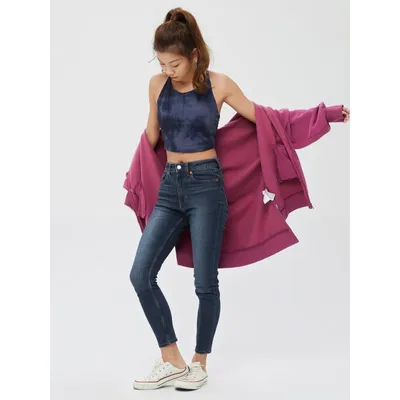 Produktbild von GAP Damen Skinny Fit Jeans mit hoher Taille und verkürztem Bein, Größe 25REG