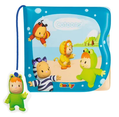 Produktbild von Smoby - Cotoons Magisches Badebuch, blau