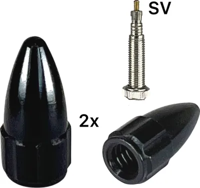 Produktbild von Msc Fv Ventilkappe Schwarz Schwarz One Size