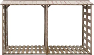 Obrázek produktu pro vidaXL přístřešek na palivové dřevo 300x90x176 cm borovice impregnovaná
