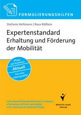 Obrázek produktu pro Formulierungshilfen Expertenstandard Erhaltung und Förderung der Mobilität in der Pflege
