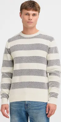 Produktbild von INDICODE IDTelly Herren Strickpullover Grobstrick Pullover mit Rundhals-Ausschnitt Baumwollmischung Regular fit