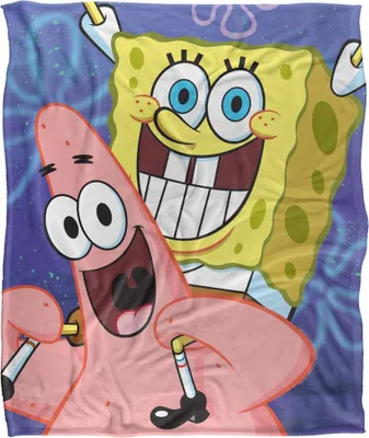 Image de SpongeBob SquarePants - Couverture courte, Soyeuse, Supersoft TV24079 (Taille unique) (Coloré)