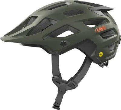 Produktbild von ABUS MTB-Helm Moventor 2.0 MIPS - Fahrradhelm mit Aufprallschutz für den Geländeeinsatz auf dem Mountainbike - All-Mountain-Helm für Damen und Herren - Dunkelgrün, Größe L (57-61 cm)