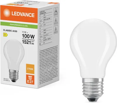 Immagine prodotto di Ledvance Filamento LED Classic A60 Birne 11W = 100W E27 opaco 1521lm warmweiß 2700K