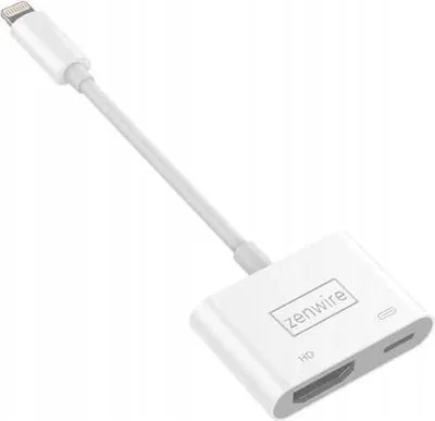 Image de Adaptateur - AV Lightning vers HDMI - Full HD 1080p - pour Apple - iPhone iPad - Adaptateur audio et vidéo