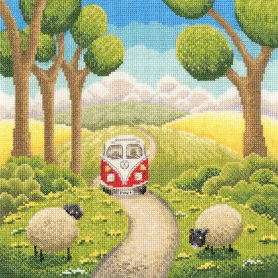 Produktbild von Bothy Threads Kreuzstich "Excursion", Zählmuster, XLP2, 26x26cm