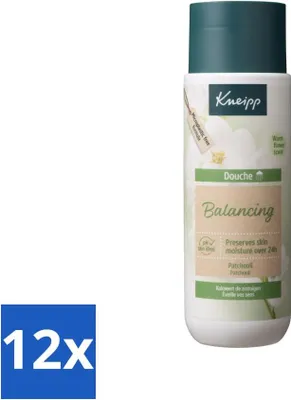 Image de Kneipp - Gel douche - Patchouli - 200 ml - pack économique - 12 pièces