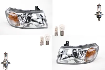 Produktbild von Johns, Scheinwerfer Halogen HSW passend für Ford Transit 00 00-06 Leuchtmittel Satz L R 1140072 1140066 1118827 1118823 1135471 1232646 1353987 469529