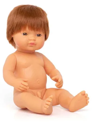 Produktbild von Miniland Rote Babypuppe (mädchen) 38 Cm Mehrfarbig Mehrfarbig One Size