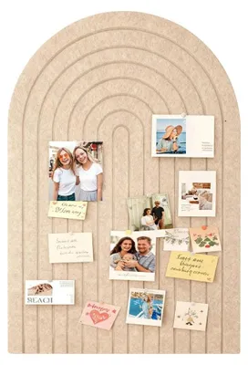 Imagen del producto de Omgoods - Panel de fieltro para tablón de anuncios, autoadhesivo - 60 x 40 cm - Decorativo para habitación infantil y hogar