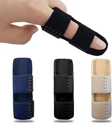 Produktbild von 3 Stück Finger Schienen, Fingerschiene Mittelfinger Einstellbar Fingerschutz UnterstüTzung Fingerschiene Zeigefinger für Ruhigstellung und Begradigung Von Fingergelenken for All Fingers
