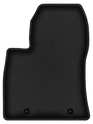 Image de Tapis conducteur en moquette pour hyundai Kona II 2022- (crossover) – 1 pièce, noir, sur mesure – Wielganizator DURBAN
