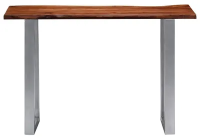Imagen del producto de Mesa consola de madera maciza en estilo industrial
