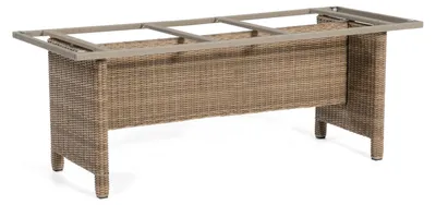 Produktbild von Base-Polyrattan Tischgestell Aluminium Rustic-stream