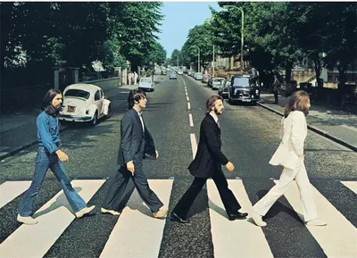 Obrázek produktu pro The Beatles - Pohlednice "Classic", Abbey Road Crossing RO9089 (One Size) (barevná)