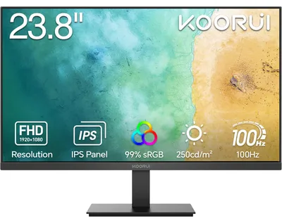 Produktbild von Koorui E2411F, LED-Monitor, (FullHD, IPS, HDMI, VGA)
