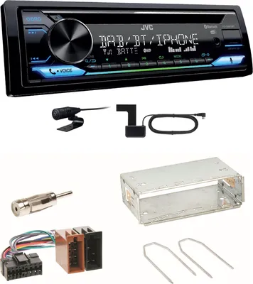 Produktbild von JVC KD-DB912BT Digitalradio Bluetooth Einbauset für Renault Clio 1 2 Twingo