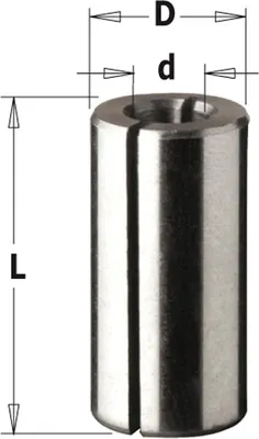 Produktbild von CMT-Buchse D=8 mm, D=12 mm, L=25 mm 799.380.00