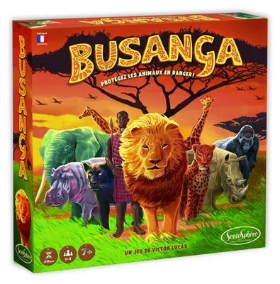 Productafbeelding van Board game - SENTOSPHERE - Busunga - Save the 8 endangered species - Ages 7+