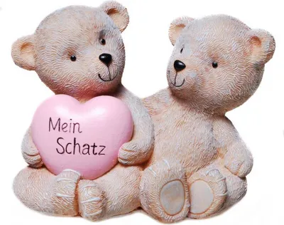 Produktbild von Spardose Bärchenpaar "Mein Schatz" mit Pfropfen