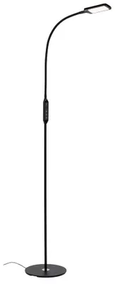 Immagine prodotto di BRILONER OFFICE REMOTE Lampada da terra a LED, telecomando, dimmerabile, controllo della temperatura del colore CCT, funzione touch, nero, 24 x 140 cm