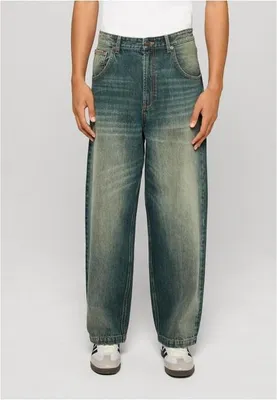Immagine prodotto di Jeans da uomo Urban Classics Super Baggy Jeans blu medio effetto slavato - 33