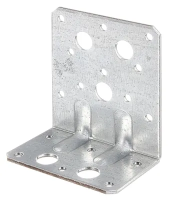 Produktbild von Alberts Schwerlast-Winkelverbinder mit Sicke | sendzimirverzinkt | 50 x 90 x 80 mm | 50er Set