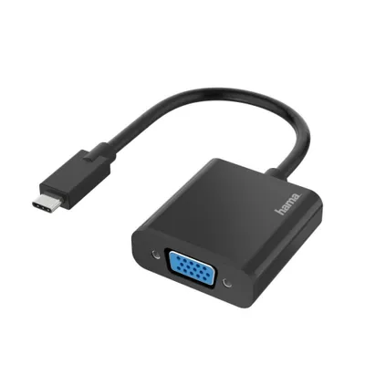 Produktbild von Hama 00200317, USB Typ-C, VGA (D-Sub), Männlich, Weiblich, Gerade, Gerade