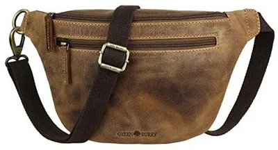 Zdjęcie produktu dla Saszetka na pasek skóra vintage brązowa 22 cm dla mężczyzny