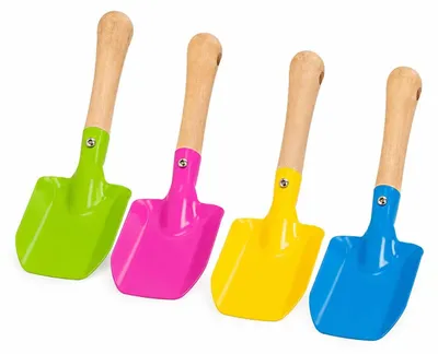 Produktbild von Omgoods – Set mit 4 Kinderschaufeln für Garten und Sandkasten