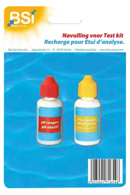 Produktbild von BSI Zwembad Test Kit Navulling pH + Cl