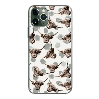 Produktbild von MuchoWow® Handyhülle Schutzhülle Hülle für iPhone 11 Pro Kuh - Schottischer Highlander - Tiere Silikon Softcase Handy Hülle - Handy