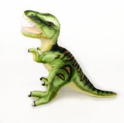Produktbild von Dinosaurier T-Rex Kuscheltier - 38cm grünes Plüschtier
