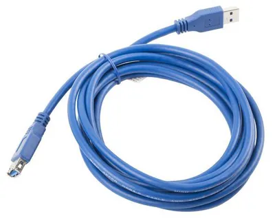 Image de Lanberg Usb-A Verlängerungskabel M/W 3.0 3M Blau