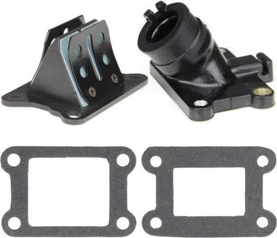 Obrázek produktu pro Membránový blok + sací hrdlo + těsnění (60 × 35 mm) (plastová membrána) pro Minarelli AM 3, 4, 5, 6 (Euro 2 / od roku 2003)