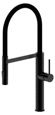 Image de Architek mitigeur évier à douchette mobile noir Essebagno