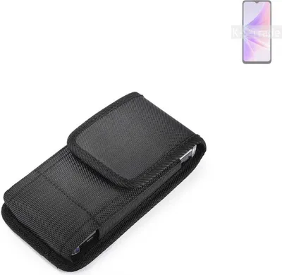 Produktbild von Holster Gürteltasche kompatibel mit Oppo A77 5G Holster Gürtel Tasche wasserabweisend Handy Hülle Schutz Hülle Outdoor schwarz K-S-Trade