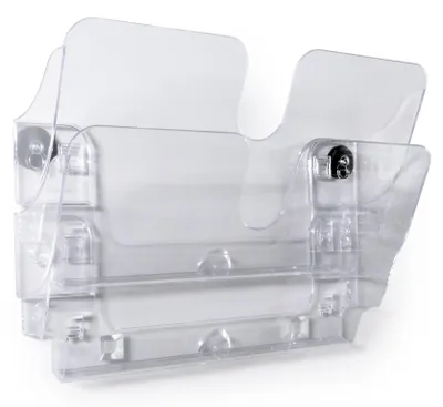 Image de DURABLE Présentoir de documents FLEXIPLUS 2 A4 paysage magnétique, Transparent, 1709022400