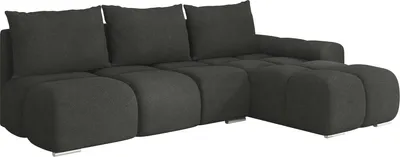 Zdjęcie produktu dla MIRJAN24 Narożnik Bestii z funkcją spania i pojemnikiem na pościel, sofa w kształcie litery L (Velo 636, narożnik: prawy)