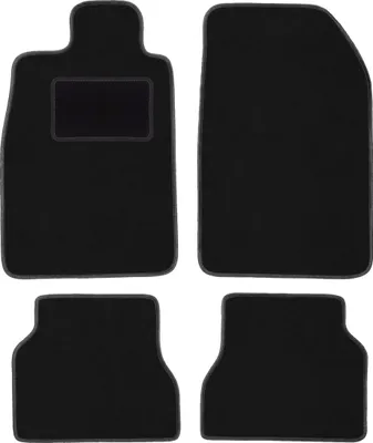 Obrázek produktu pro černé velurové rohože pro: , kombi, sedan, hatchback, liftback 1989-2000